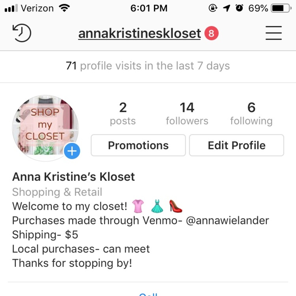 Anna Kristine’s Kloset is on Instagram!